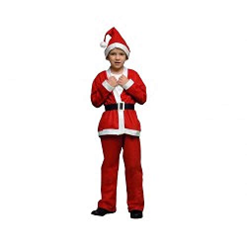Atosa-69213 Atosa-69213-Disfraz Papá Noel niño infantil-talla 10 a 12 años rojo-Navidad, color (69213)