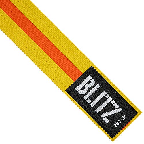 Blitz Colour Stripe - Emblema para cinturón de Artes Marciales, Color Multicolor, Talla 280 cm