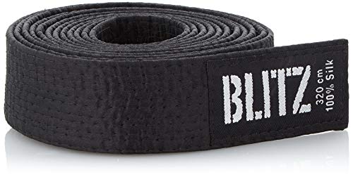 Blitz Sport Standard Silk - Expositor de Cinturones de Artes Marciales, Color Negro, Talla 320cm