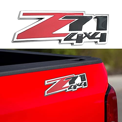 BLJS Emblema Z71 4X4 Etiqueta engomada de la Placa de identificación del Cuerpo del Maletero del Coche 3D para Chevrolet Colorado Silverado Suburban Tahoe GMC Sierra Accesorios