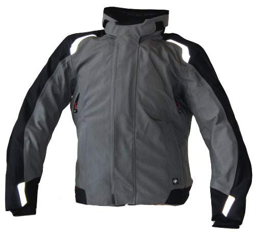 BMW Chaqueta de moto Streetguard para hombre, color antracita, talla 27, talla corta