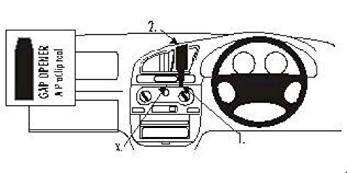 Brodit ProClip - Kit de coche para Daewoo Lanos 97-03 (montaje central)