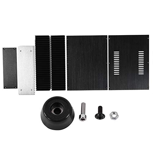 Caja de amplificador WA92, carcasa de amplificador de aleación de aluminio Caja de chasis Componentes de piezas de amplificador para piezas de video y audio de TV Caja de amplificador WA92, carcasa de amplificador de aleación de aluminio Caja de chasis Componentes de piezas de amplificador para piezas de video y audio de TV