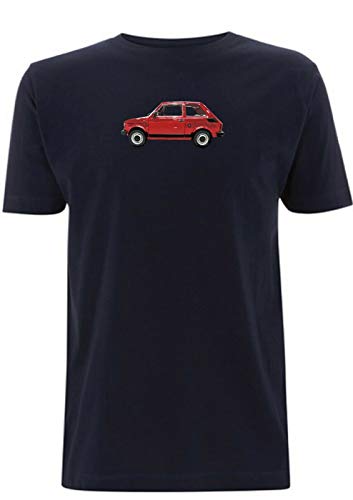 Camiseta inspirada en Fiat 127, imagen gráfica clásica, vintage con diseño de coche italiano