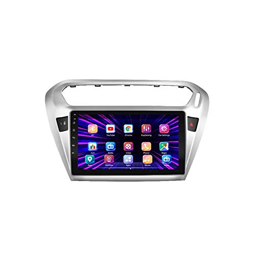 Car Stereo Android 10.0 Radio para Citroen C-Elysee 2014-2016 Navegación GPS Unidad Principal de 9 Pulgadas Pantalla táctil HD Reproductor Multimedia MP5 Video con WiFi DSP SWC Mirrorlink