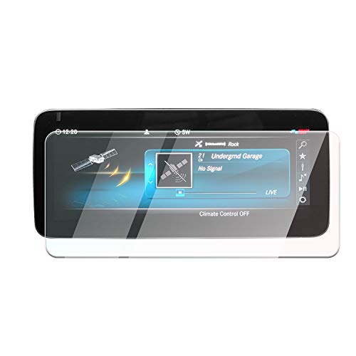 CDEFG Protector de pantalla para Mercedes Benz Clase C W205, cristal templado 9H, resistente a arañazos y antihuellas, 10,25 pulgadas, GPS, transparente