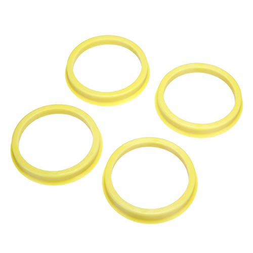 Centradores De Llantas 4 PCS 66.6 a 57.1mm Cuello de cuello de collar de rueda de coche de plástico Anillos Centradores Llantas Centradores De Llantas 4 PCS 66.6 a 57.1mm Cuello de cuello de collar de rueda de coche de plástico Anillos Centradores Llantas