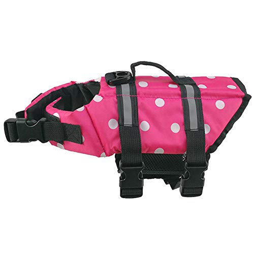Chaleco salvavidas para perros Chaleco salvavidas superior Chaleco salvavidas para perros Chaleco salvavidas autoinflable para mascota rosa