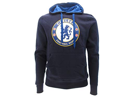 Chelsea - Sudadera con Capucha Oficial para niños, Talla 11 – 12 años, fútbol inglés Chelsea