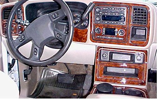 Chevrolet Chevy avalancha Interior de Madera del Burl Dash Juego de Acabados Set 2003 2004 2005 2006