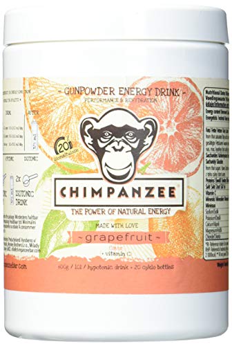 CHIMPANZEE Gunpowder Energy Drink á 600 g Pomelo (VE 1/Precio por Bolsa) Nutrición, salmón, tamaño estándar