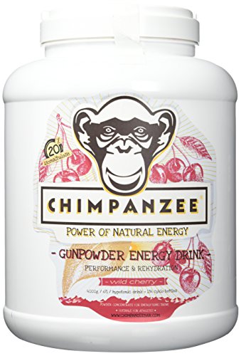 Chimpanzee Gunpowder Energy Drink o Eimer á 4 kg o Wildkirsche o (VE 1/Preis Pro Eimer)