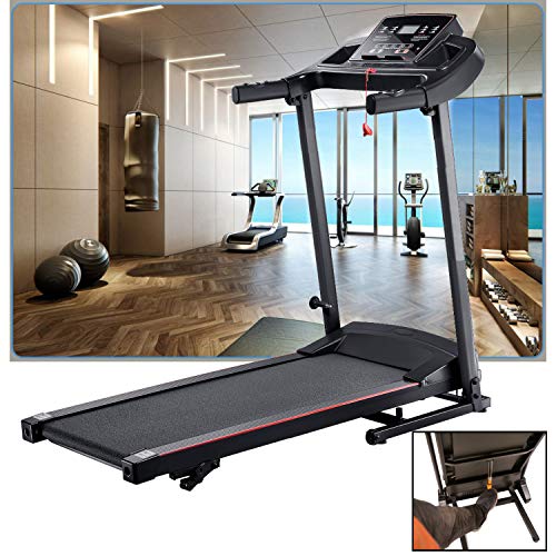 Cinta de Correr y Andar Plegable Eléctrica con Pulsómetro y Pantalla LCD, Máquina Fitness Motor de 1500W hasta 12km/h con 12 programas de Entrenamiento, Sistema de Seguridad, Unisex Adulto, Negro Cinta de Correr y Andar Plegable Eléctrica con Pulsómetro y Pantalla LCD, Máquina Fitness Motor de 1500W hasta 12km/h con 12 programas de Entrenamiento, Sistema de Seguridad, Unisex Adulto, Negro