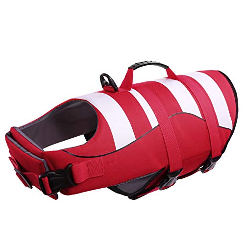 CITÉTOILE Chalecos Salvavidas Ajustables para Perros Pequeños Estilo Deportivo, Chalecos de Flotación para Mascotas con Mango, Buena Flotabilidad en el Mar/Piscina/Lago, XS CITÉTOILE Chalecos Salvavidas Ajustables para Perros Pequeños Estilo Deportivo, Chalecos de Flotación para Mascotas con Mango, Buena Flotabilidad en el Mar/Piscina/Lago, XS