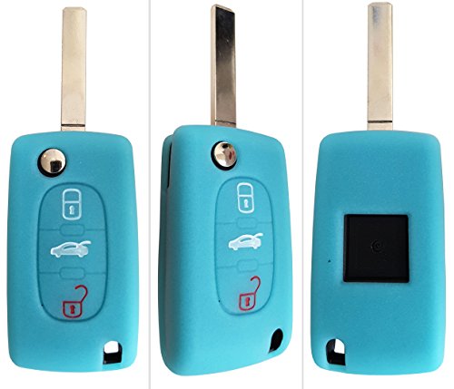 CK + Citroen funda llave de coche Funda Silicona para C1, C2, C3, C4, Grand Picasso CK + Citroen funda llave de coche Funda Silicona para C1, C2, C3, C4, Grand Picasso