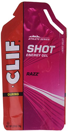 Clifbar Clif Shot Energy Gel - 24 paquete Razz, un tamaño