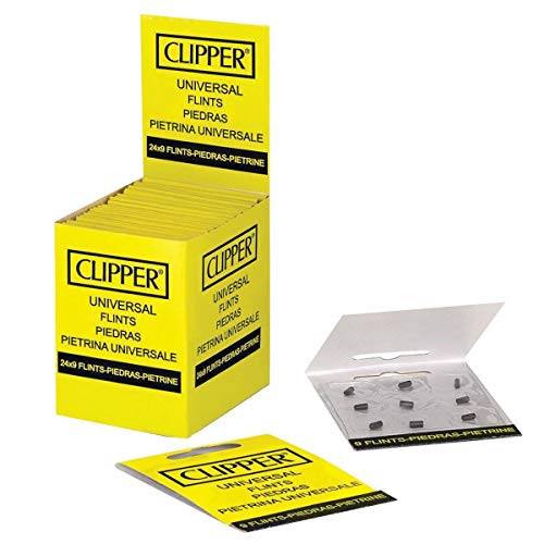 Clipper Universal Flints Piedras 24 x 9 Per Pack by Clipper