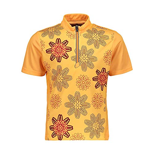 CMP Bike T-Shirt mit Blumen 30C9494 Camiseta, Infantil, Solarium, 128