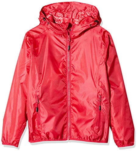 CMP Rain Jacket with Fixed Hood Chaqueta, Chica, Ibisco-Coral, 140