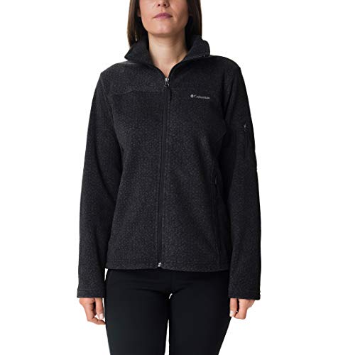 Columbia Fast Trek Chaqueta estampada, Mujer, Color: Negro Dot Print, Talla: XS