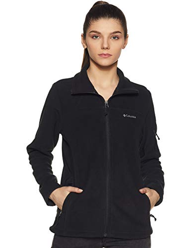 Columbia Fast Trek II Forro Polar con Cremallera, Mujer, Negro, XL Columbia Fast Trek II Forro Polar con Cremallera, Mujer, Negro, XL