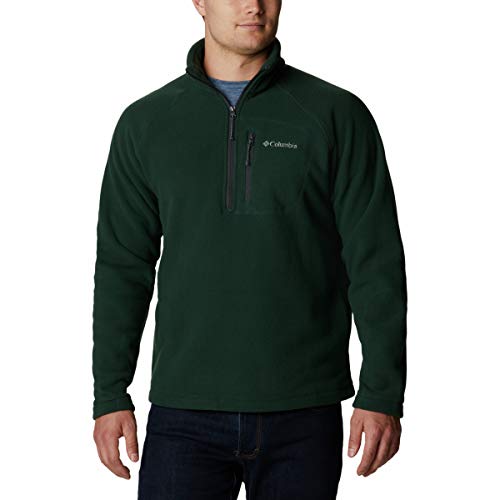 Columbia Fast Trek III Half Zip Sweatshirt, Verde, XXL Mens