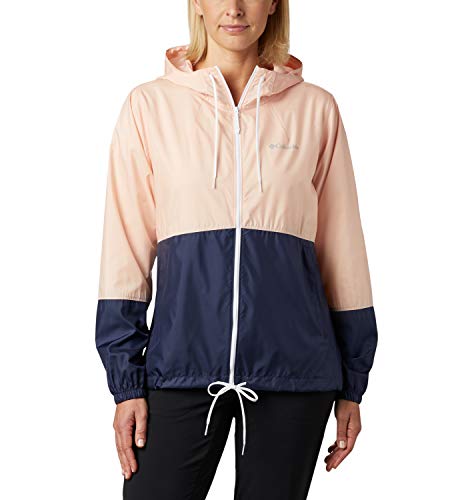 Columbia Flash Forward, Chaqueta cortavientos, Mujer, Rosa/Azul (Peach Cloud, Nocturnal), M Columbia Flash Forward, Chaqueta cortavientos, Mujer, Rosa/Azul (Peach Cloud, Nocturnal), M