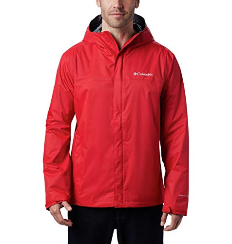 Columbia Watertight II Jacket Chaqueta para lluvia, Color rojo, XL para Hombre