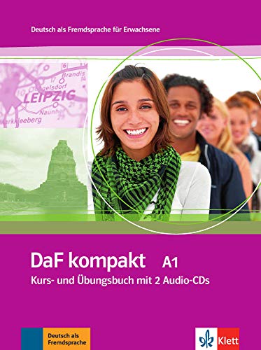 DaF Kompakt - Nivel A1 - Libro del alumno + Cuaderno de ejercicios + CD: Kurs- und Ubungsbuch A1 mit 2 Audio-CDs