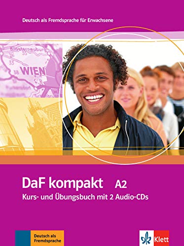 DaF Kompakt - Nivel A2 - Libro del alumno + Cuaderno de ejercicios + CD: Kurs- und Ubungsbuch A2 mit 2 Audio-CDs