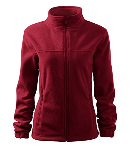 Elegante chaqueta de forro polar para mujer, Outdoor, sudadera, forro polar, rojo, medium