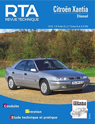 E.T.A.I - Revue Technique Automobile 568.3 - CITROEN XANTIA - 1993 à 2001 - Diesel