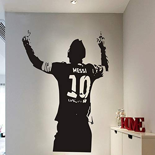 Fútbol Deportes Fútbol FC Barcelona Star Player Lionel Messi Celebrate Goal Etiqueta de la pared Etiqueta engomada del coche Calcomanía de vinilo Boy Fans Dormitorio Sala de estar Club Decor Fútbol Deportes Fútbol FC Barcelona Star Player Lionel Messi Celebrate Goal Etiqueta de la pared Etiqueta engomada del coche Calcomanía de vinilo Boy Fans Dormitorio Sala de estar Club Decor