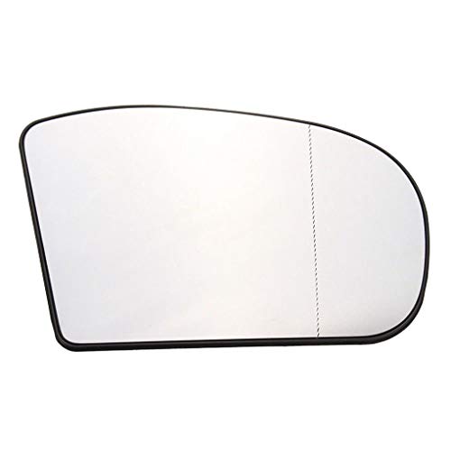 Guangcailun Reemplazo para Mercedes W203 W211 00-06 2038101021 Vista Lateral Derecha climatizada Espejo retrovisor Espejo retrovisor de Cristal