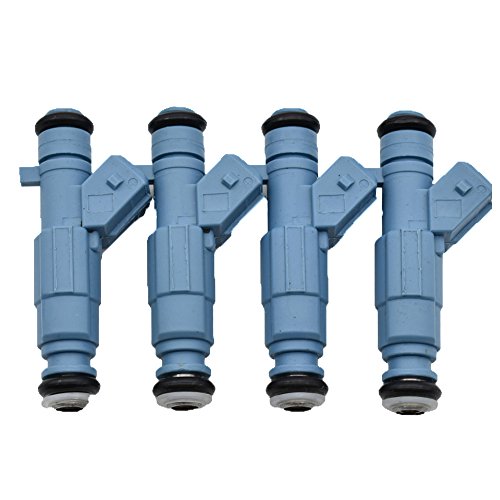 GYYY Boquilla de inyector de Combustible 4pc para Peugeot 206 307 / para Citroen C4 Coupe VTS 2004-2008 0280156139 inyectores Men GYYY Boquilla de inyector de Combustible 4pc para Peugeot 206 307 / para Citroen C4 Coupe VTS 2004-2008 0280156139 inyectores Men