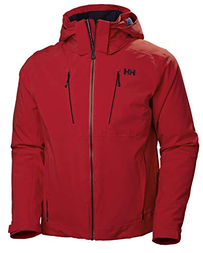 Helly Hansen Alpha 3.0 Aislado Chaqueta de Esquí, Hombre, Rojo Alerta, M Helly Hansen Alpha 3.0 Aislado Chaqueta de Esquí, Hombre, Rojo Alerta, M