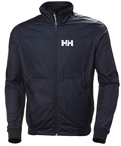 Helly Hansen Crew Windbreaker Jacket, Hombre, Navy, XL