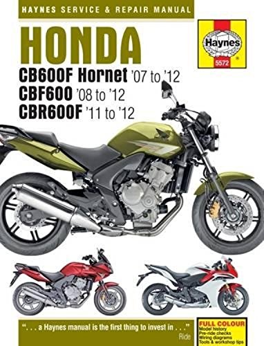Honda CB600 Hornet, CBF600 & CBR600F (07 - 12) (Haynes Powersport)