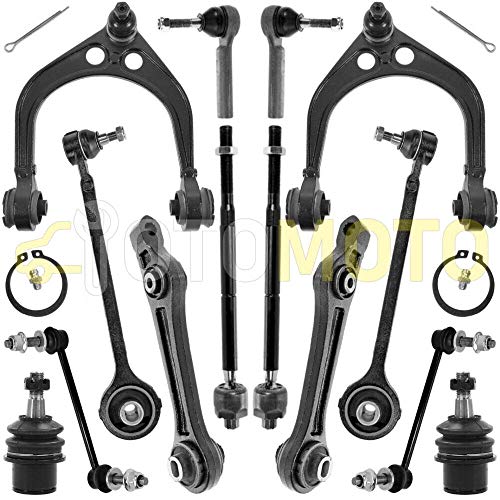 Kit brazo de suspensión delante compatible con CHRYSLER 300C compuesto por 14 autopartes Kit brazo de suspensión delante compatible con CHRYSLER 300C compuesto por 14 autopartes
