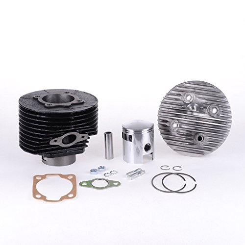 Kit cylindre DR KT00015 133cc AC, Cylindre en fonte grise pour Vespa PK 125 VMX5T - Schaltgetriebe | Vespa PK 125 XL VMX6T | Vespa PK 125 XL2 VMX6T | Vespa Primavera 125 VMA2T - 2 Takt