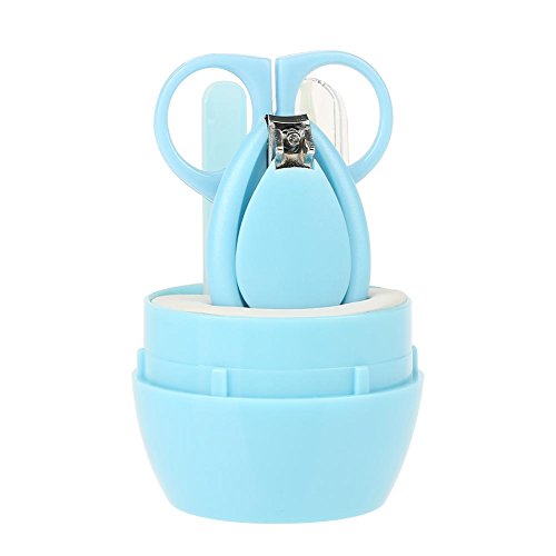 Kit de manicura para beb¨¦s, 4pcs Pr¨¢ctico diario Baby Nail Clipper Tijeras de seguridad Kit de cuidado para el cuidado del beb¨¦(azul) Kit de manicura para beb¨¦s, 4pcs Pr¨¢ctico diario Baby Nail Clipper Tijeras de seguridad Kit de cuidado para el cuidado del beb¨¦(azul)