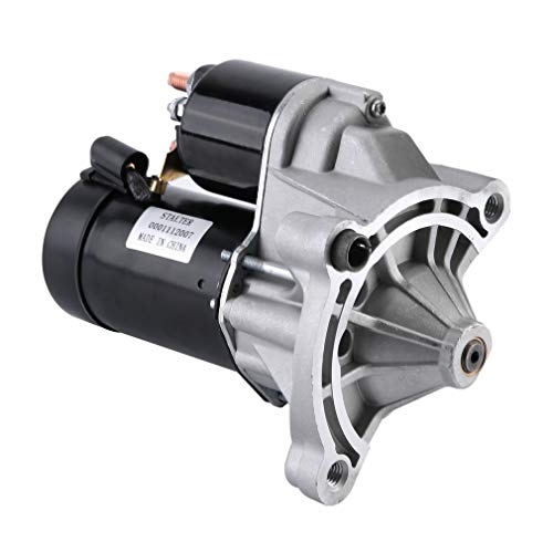 Kitechildhssd Motor de Arranque automático de Coches prácticos 0001112007 para Citroen para Peugeot para Fiat Negro Plata