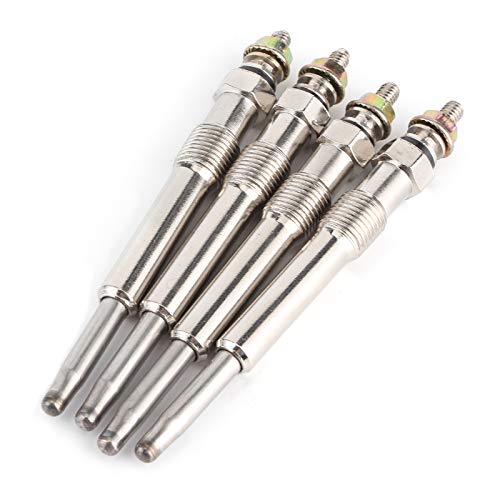 Ladieshow 4Pcs/Set Bujías incandescentes universales Enchufe del Calentador de precalentamiento diésel Apto para Ford Focus/Transit/C-MAX Ladieshow 4Pcs/Set Bujías incandescentes universales Enchufe del Calentador de precalentamiento diésel Apto para Ford Focus/Transit/C-MAX