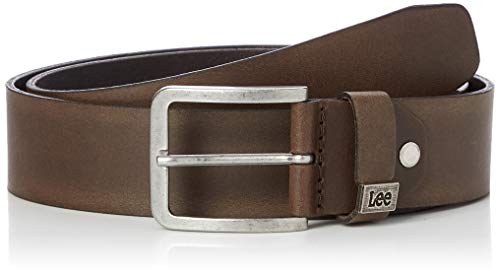 Lee Small Logo Belt Cinturón, Marrón (Dark Brown 24), 100 para Hombre