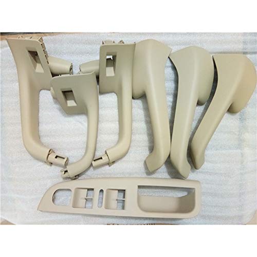 Lfldmj 7 uds, manija Interior Blanca Beige, Agarre de Puerta, Interruptor de Ventana, Cubierta de Bisel ,   reposabrazos Interior   , para VW Golf 5 GT i MK51K0 868 040B