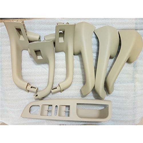 Lfldmj 7 uds, manija Interior Blanca Beige, Agarre de Puerta, Interruptor de Ventana, Cubierta de Bisel ,   reposabrazos Interior   , para VW Golf 5 GT i MK51K0 868 040B