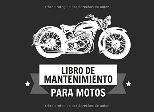 Libro de Mantenimiento para Motos: Registro de mantenimiento y reparación de motocicletas - 20,96 cm x 15,24 cm, 101 páginas - Páginas prefabricadas ... su moto - Adecuado para todos los fabricante.