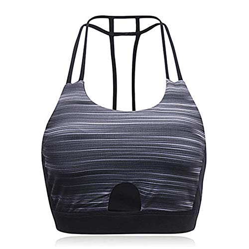 Madeinely Sujetador deportivo para mujer, sujetador de yoga, sin hilos, deportivo, antigolpes, sin respaldo, transpirable, con chaleco de copa entera para mujer, talla M, color: #04 Madeinely Sujetador deportivo para mujer, sujetador de yoga, sin hilos, deportivo, antigolpes, sin respaldo, transpirable, con chaleco de copa entera para mujer, talla M, color: #04
