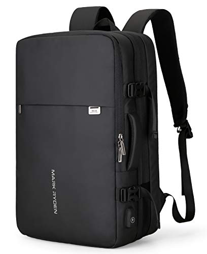 MARK RYDEN Mochila de Viaje 26-40L Hombre Mujer Maleta de Cabina Mochila Impermeable de Equipaje de Mano Aprobada para Transporte Avion IATA/EasyJet/Ryanair para 17.3 portátil MARK RYDEN Mochila de Viaje 26-40L Hombre Mujer Maleta de Cabina Mochila Impermeable de Equipaje de Mano Aprobada para Transporte Avion IATA/EasyJet/Ryanair para 17.3 portátil