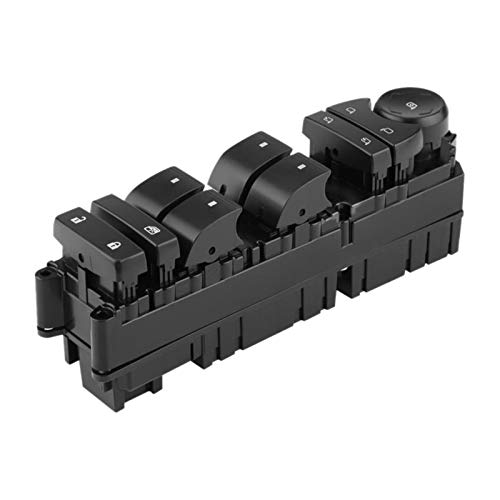 MEILIJIE XIAOXU MIN Interruptor De La Ventana del Maestro De Energía Eléctrica Delantera Izquierda Fit para Chevrolet Avalanche Silverado GMC 20877336 (Color : Black)